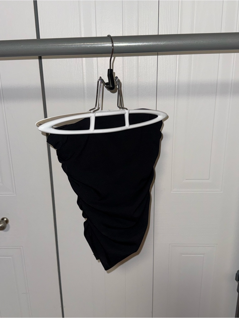Black Women's Shirred tube top
